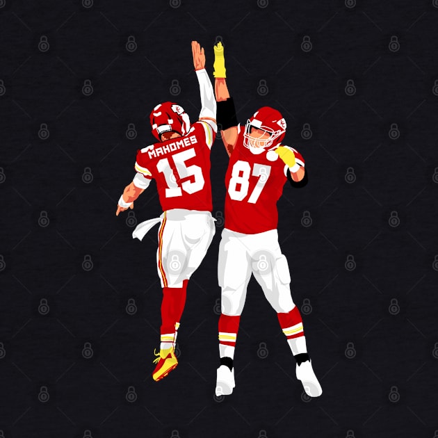 Mahomes x Travis Kelce teammate by Mic jr